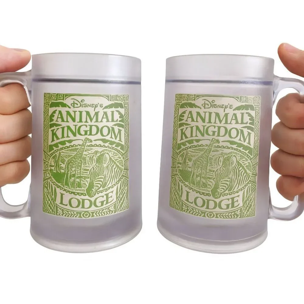 Vintage Disney's Animal Kingdom Lodge Freezable Souvenir Mug Cup Tumbler